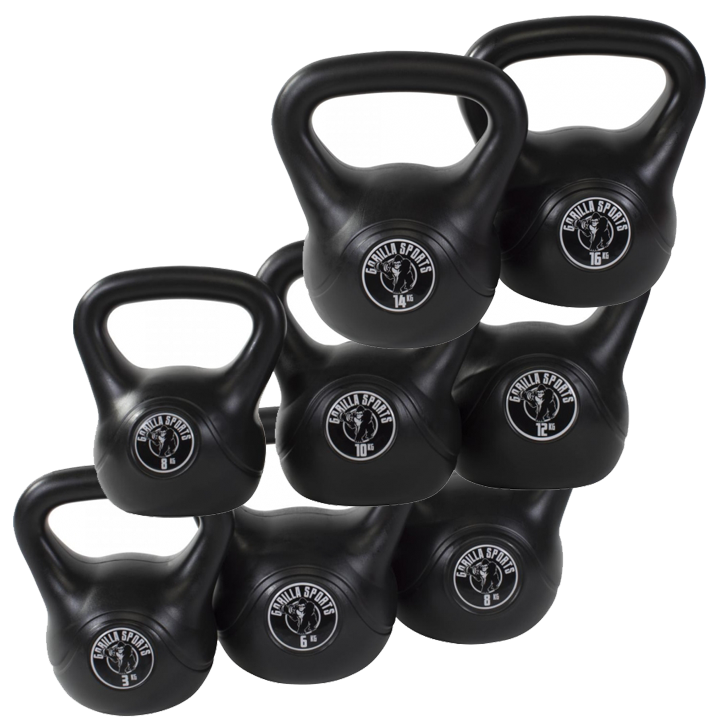 Kettlebellpaket GS Svart 17-30kg