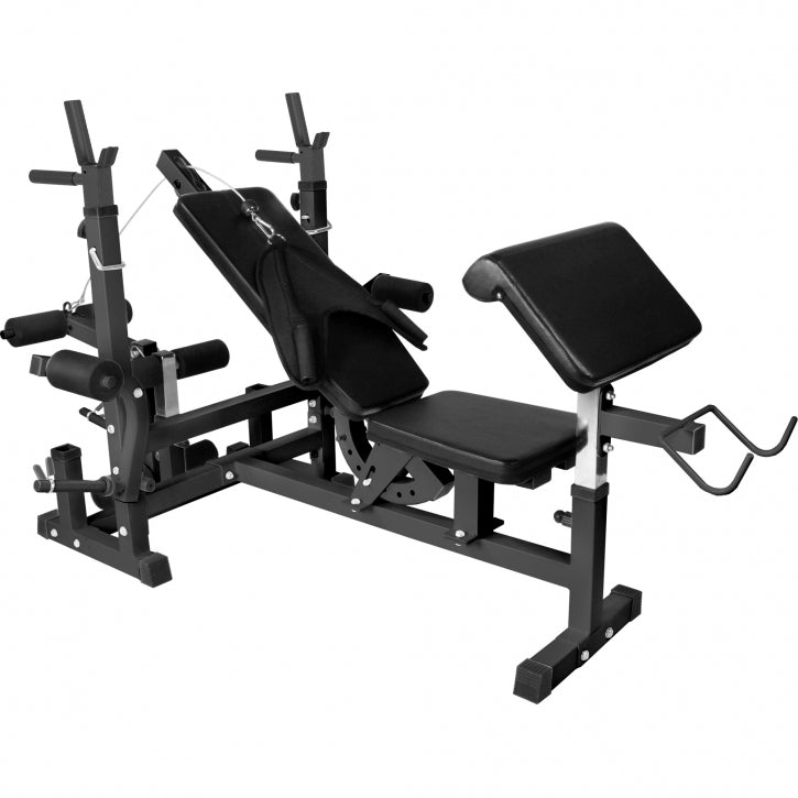 Multigym BASIC Black 100kg Viktpaket Lats Gymgolv