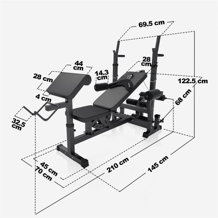 Multigym TRIGRIP 100kg