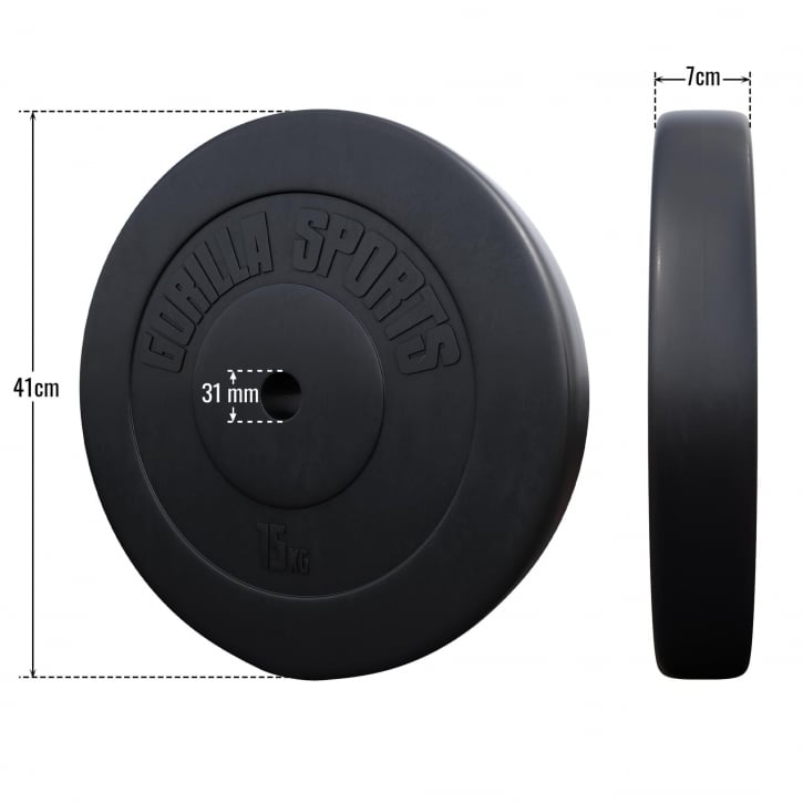 Viktskivor BASIC Cement 2x15kg