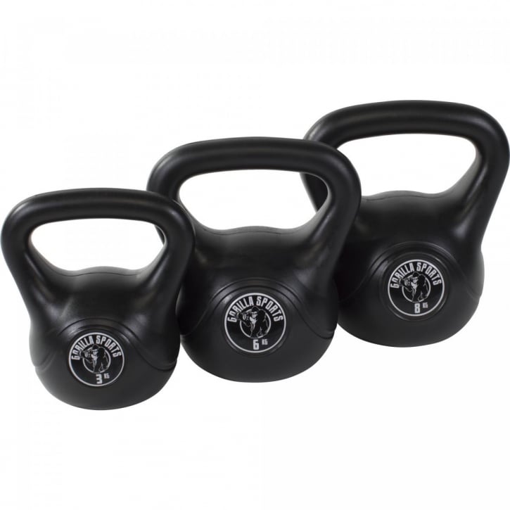 Kettlebellpaket GS Svart 17-30kg