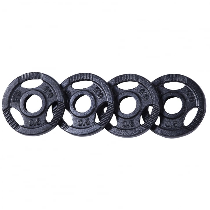 Viktskivor TRIGRIP Black 0,5-20kg