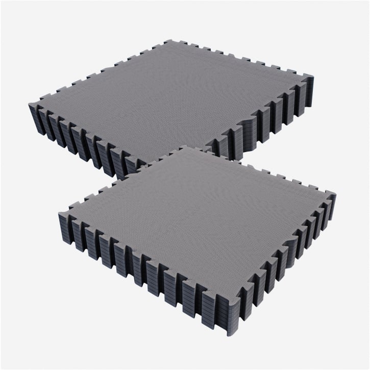 Gymgolv Träningsmatta Gummimatta 16st