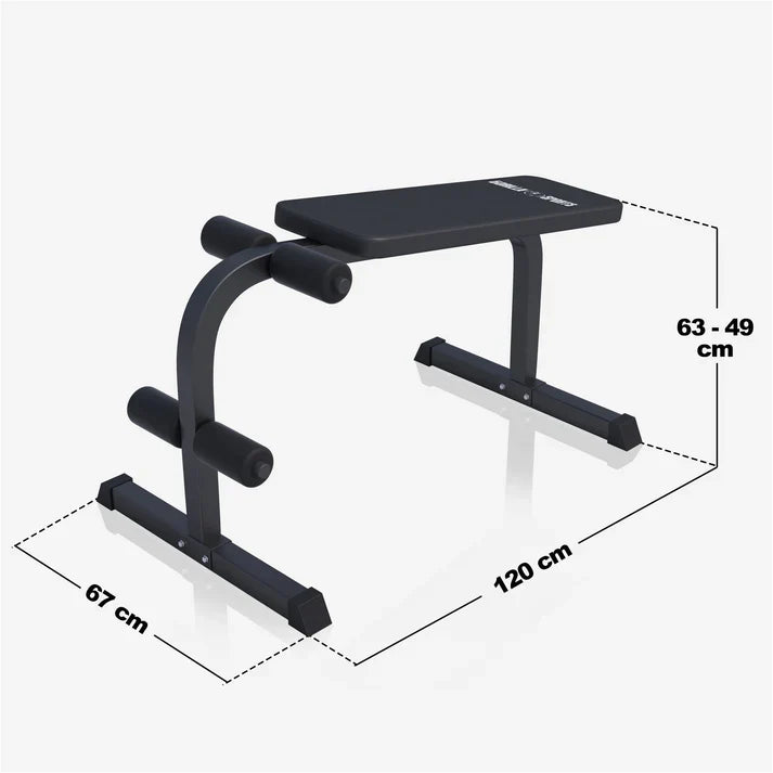 Situpsbänk Robust Svart