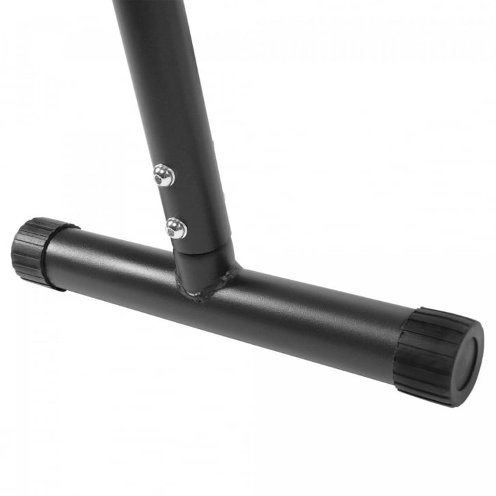 Parallette Push Up Bars Svart Blå Röd