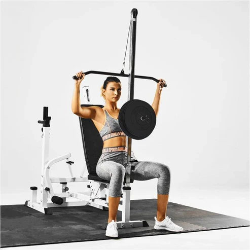 Multigym BASIC White 100kg Viktpaket, Lats, Gymgolv