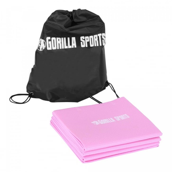 Yogamatta Vikbar 173x61cm Grå Rosa