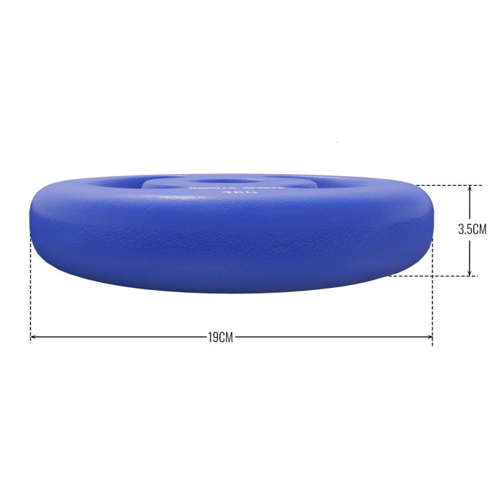 Viktskivor Neopren 31mm 1-5kg