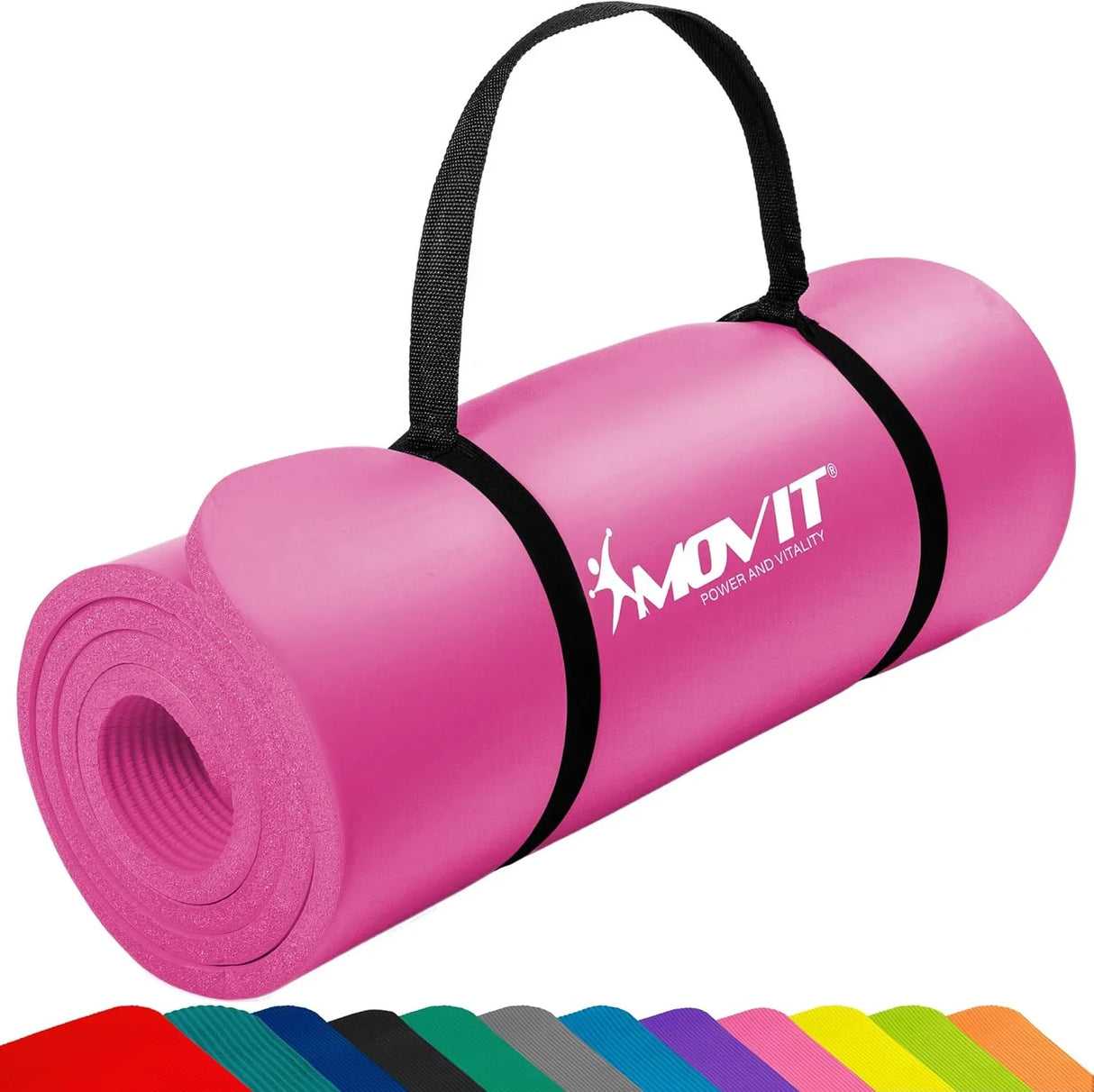 Träningsmatta Yogamatta Movit 190x100cm