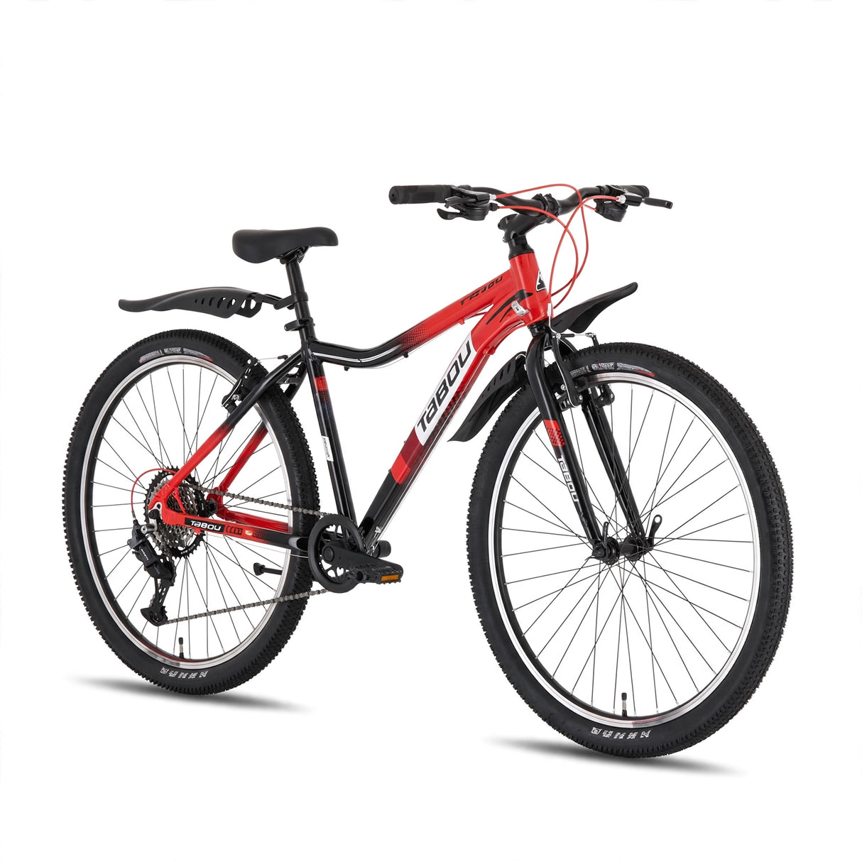 Barncykel TABOU Venom Lite, 27,5" 15" M, röd-svart