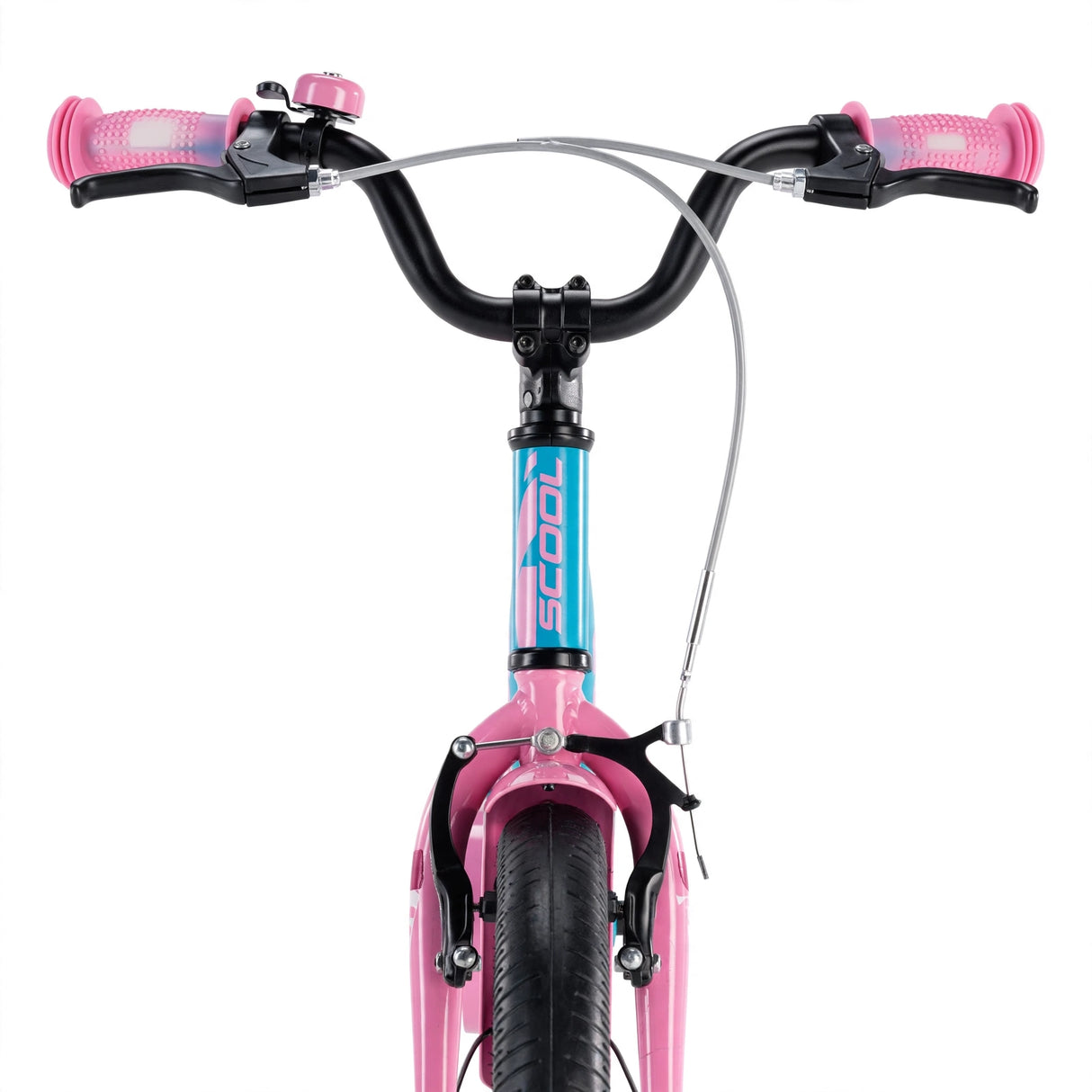 Barncykel S´COOL niXe, 16" blå/rosa