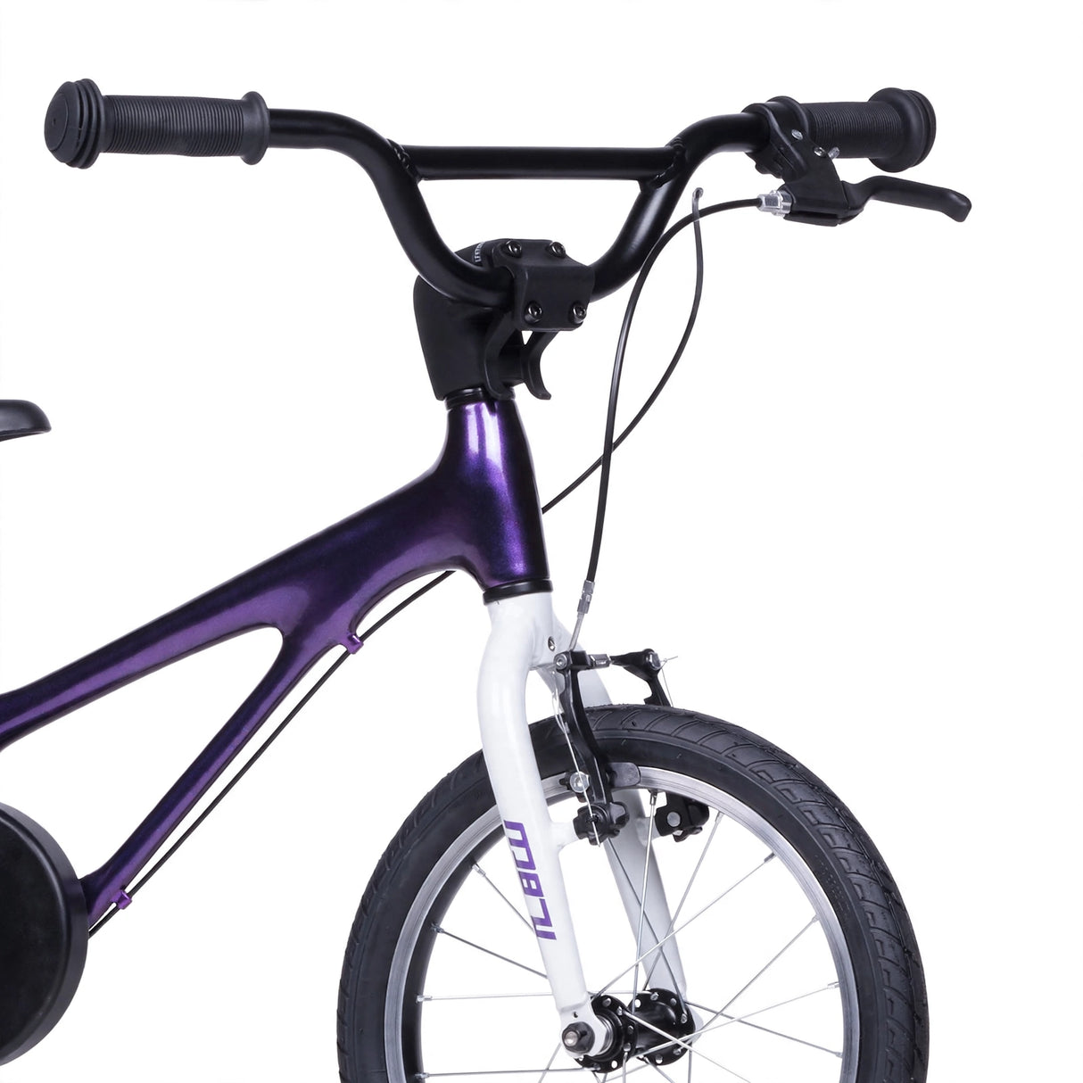 Ultralätt barncykel TABOU Mini Lite MG, 18" lila-vit