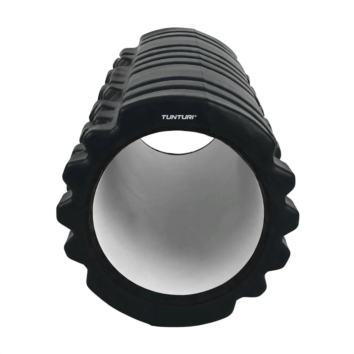 Massage roller TUNTURI Yoga Foam Grid Roller 33cm, black