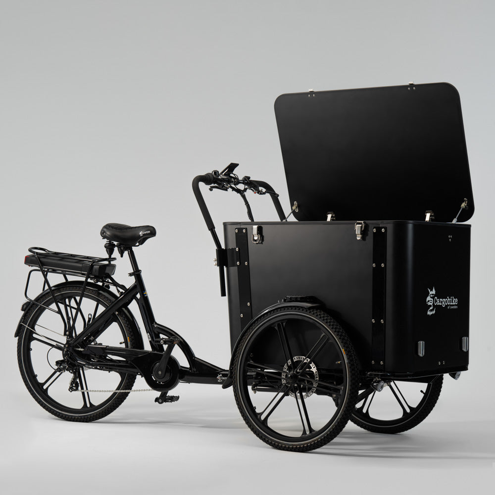 El-lastcykel CARGOBIKE of SWEDEN Flex Box