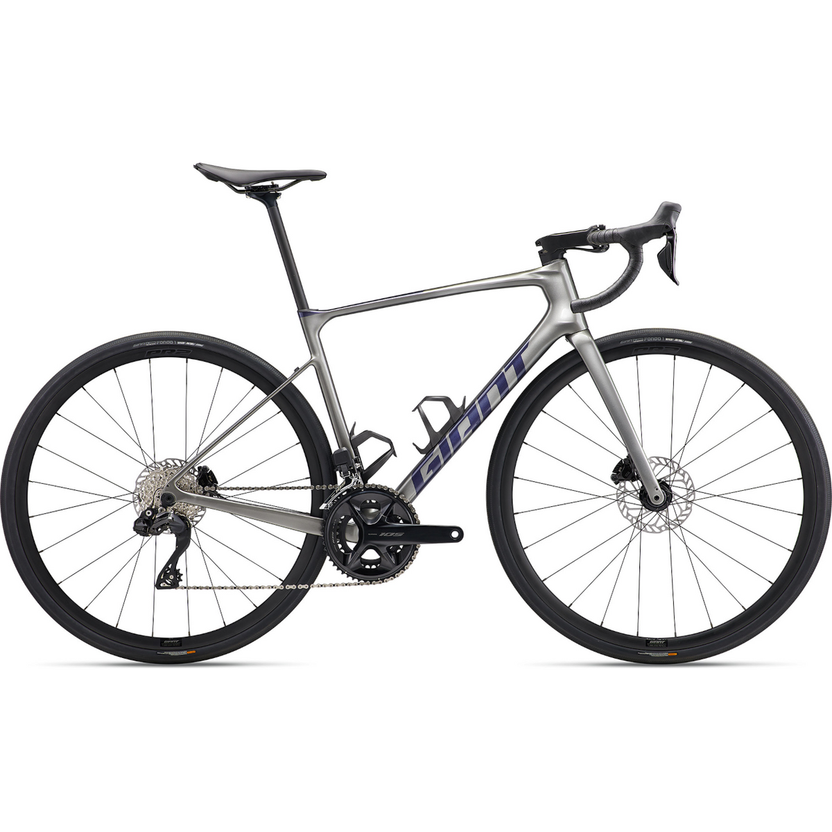 Landsvägscykel GIANT Defy Advanced 1, Charcoal/Milky Way