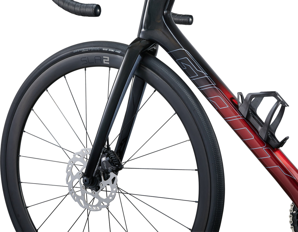 Landsvägscykel GIANT Defy Advanced Pro 2, Carbon/Sangria