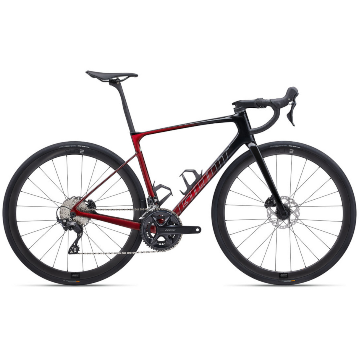 Landsvägscykel GIANT Defy Advanced Pro 2, Carbon/Sangria