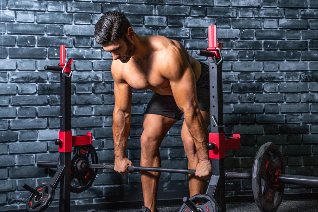 Skivstångsställning Men's Health Squat Rack