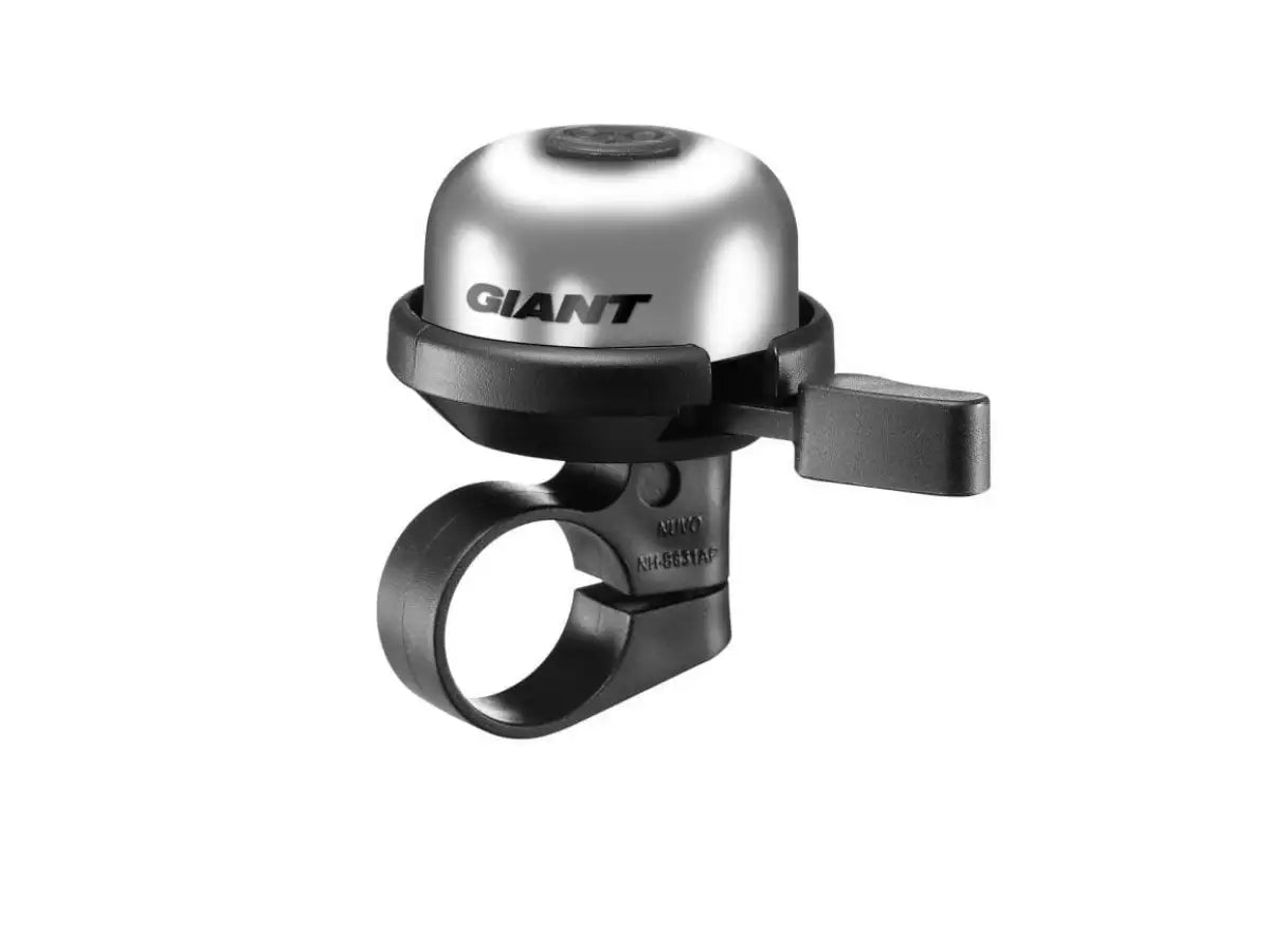 Cykelklocka GIANT DING-A-LING Flick, Silver
