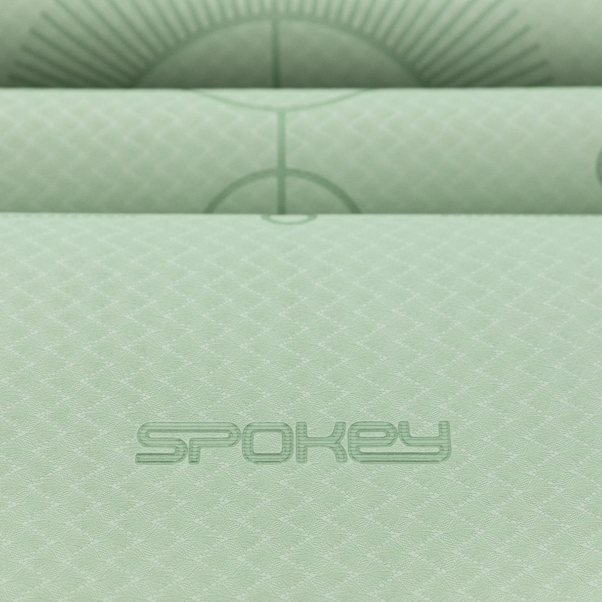 Yogamatta SPOKEY Mandala, grön