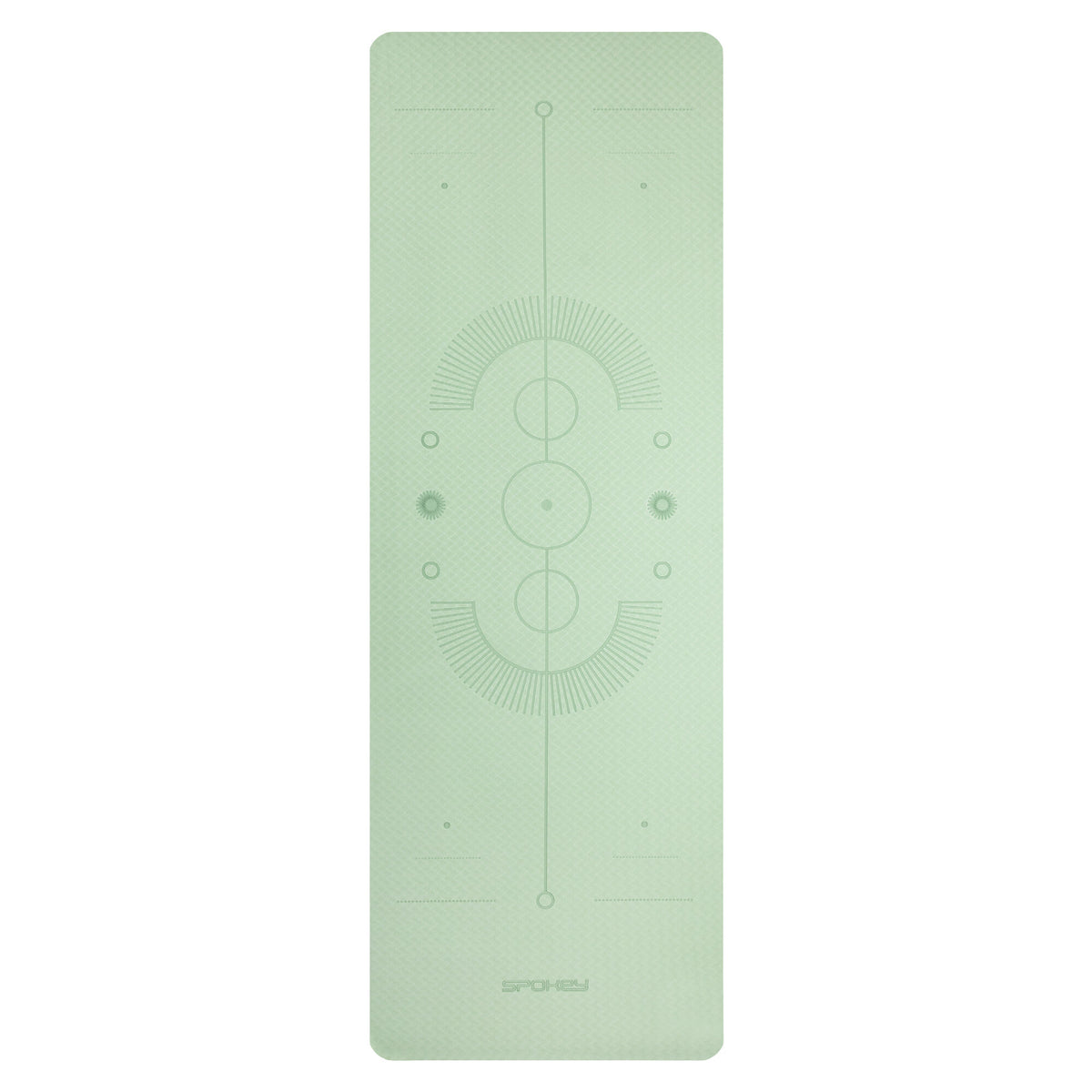 Yogamatta SPOKEY Mandala, grön