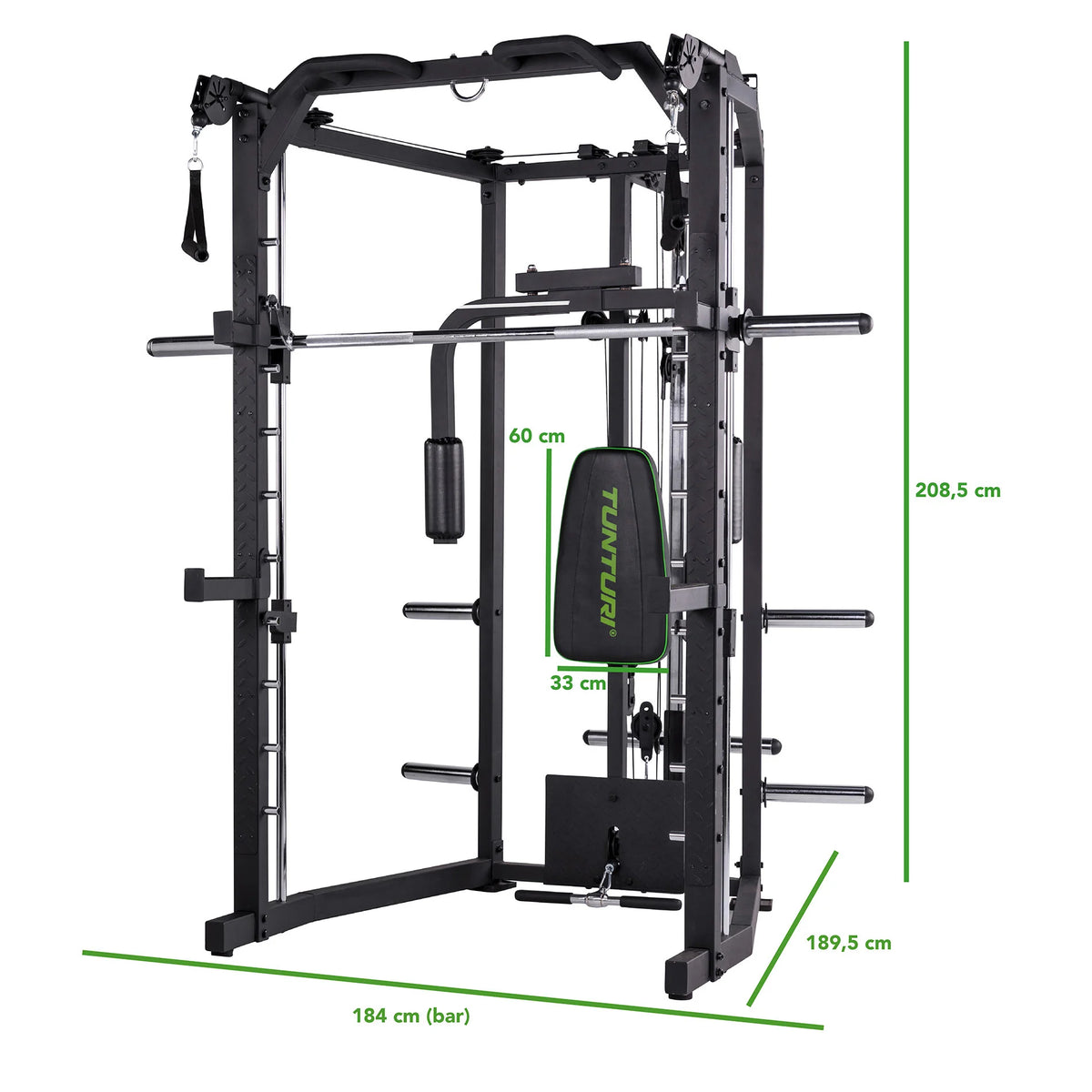 Powerbänk Tunturi SM80 Full Smith