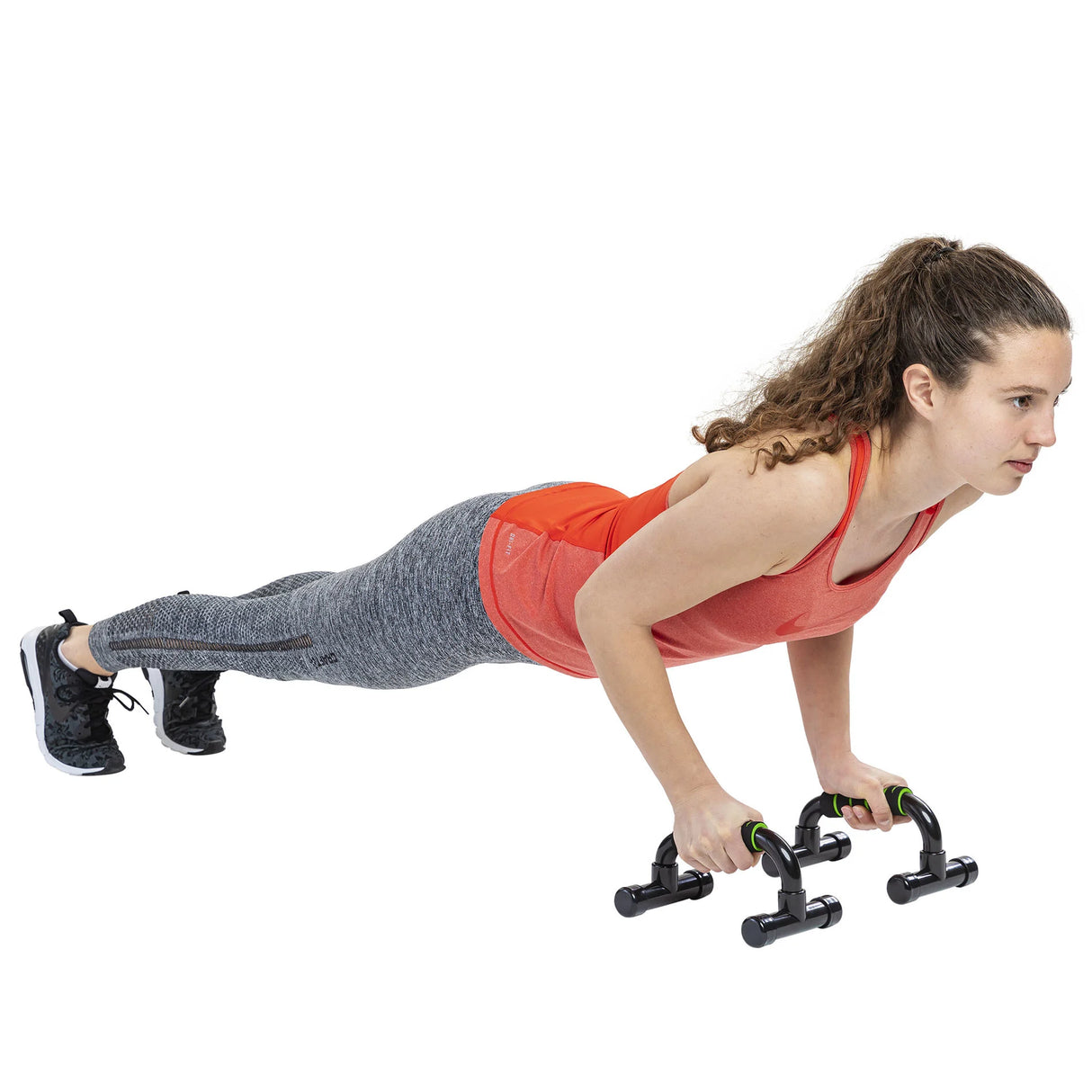 TUNTURI Push Up Bar PVC, black-green