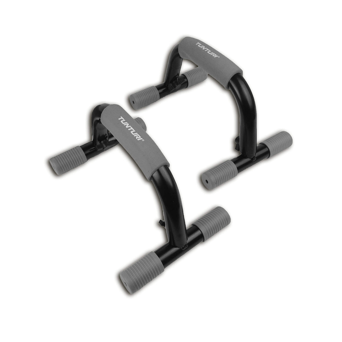 TUNTURI Push Up Bars, svart-grå