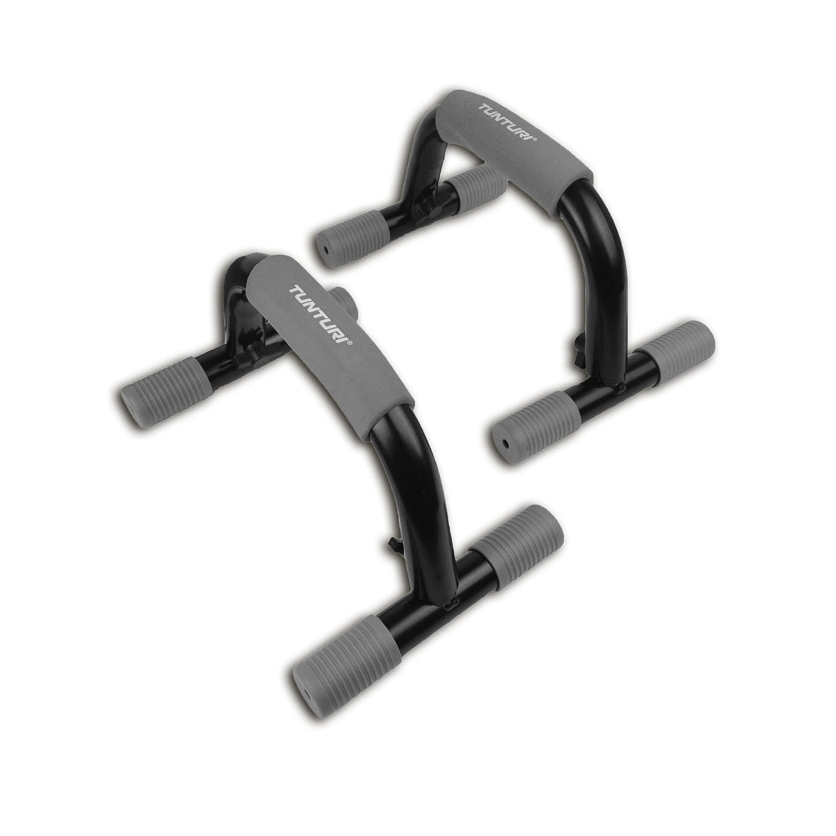 TUNTURI Push Up Bars, svart-grå