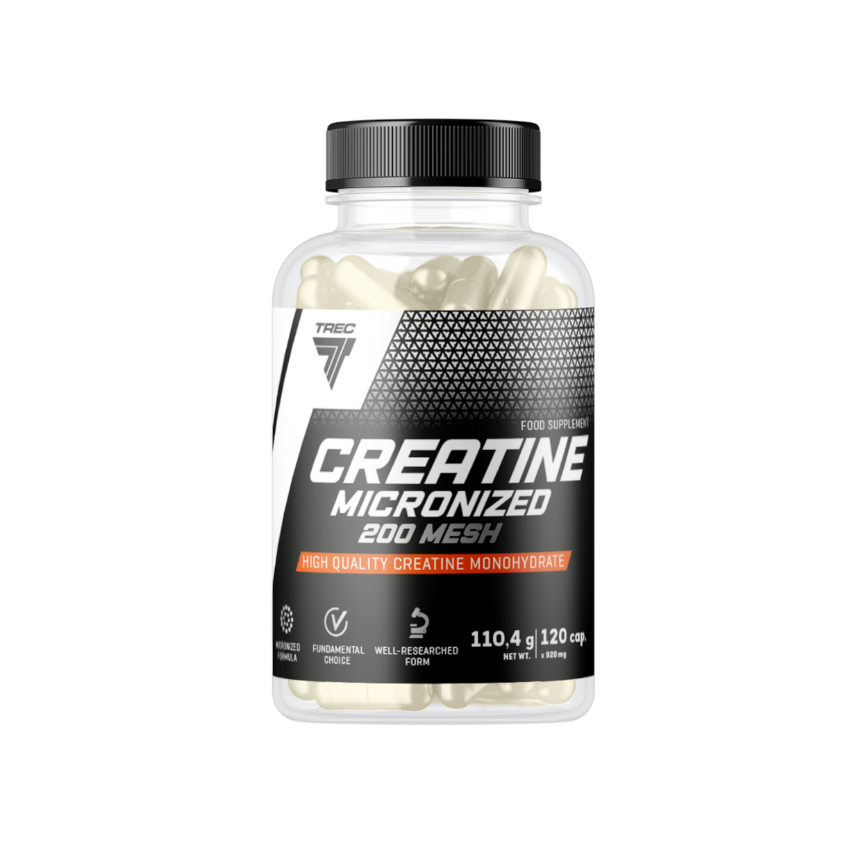 Creatine TREC CREATINE MICRONIZED 200 MESH. 120 kapslar