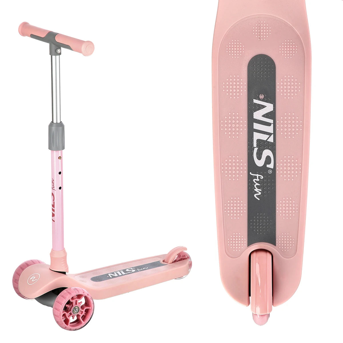 Barnsparkcykel NILS EXTREME HLB09 rosa