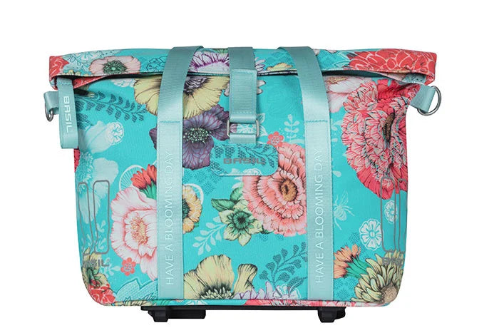Handväska BASIL Bloom Field 8-11L, blå-blommig
