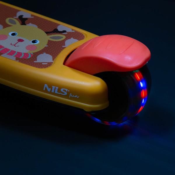 Barnsparkcykel NILS FUN HLB02 Hjortsparkcykel, orange