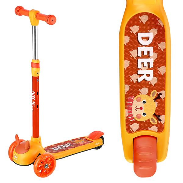 Barnsparkcykel NILS FUN HLB02 Hjortsparkcykel, orange