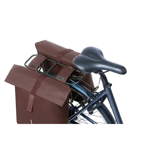 Pakväska Basil City, 28-32L, dubbelsidig, brun