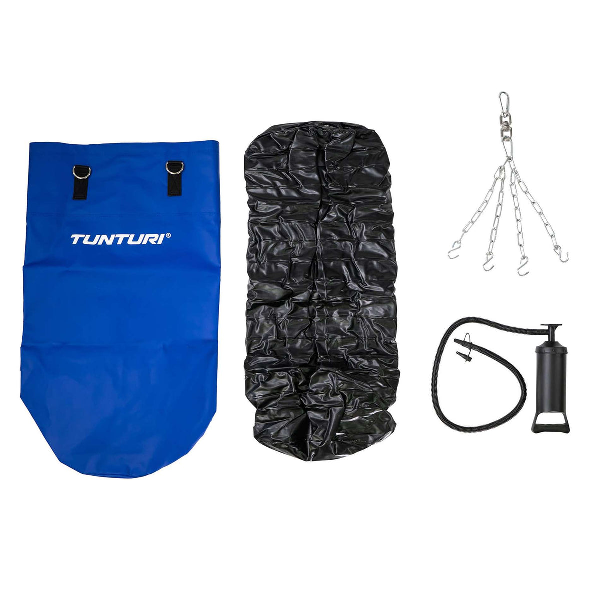 Boxningssäck Tunturi Aqua Boxing Bag 100 cm, blå