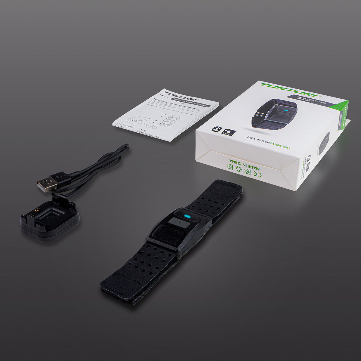 Pulsband TUNTURI Digital HR Armband