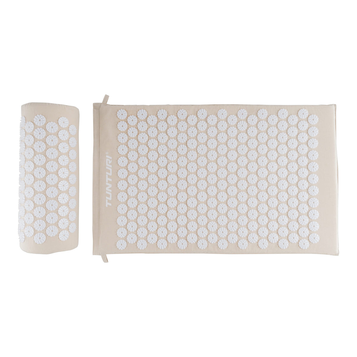 Tunturi Akupressurmadrass och Kudde, Beige