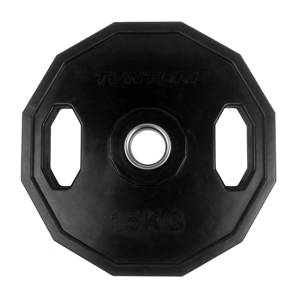 Viktplatta TUNTURI Olympic Rubber Plate, 50 mm, 15 kg