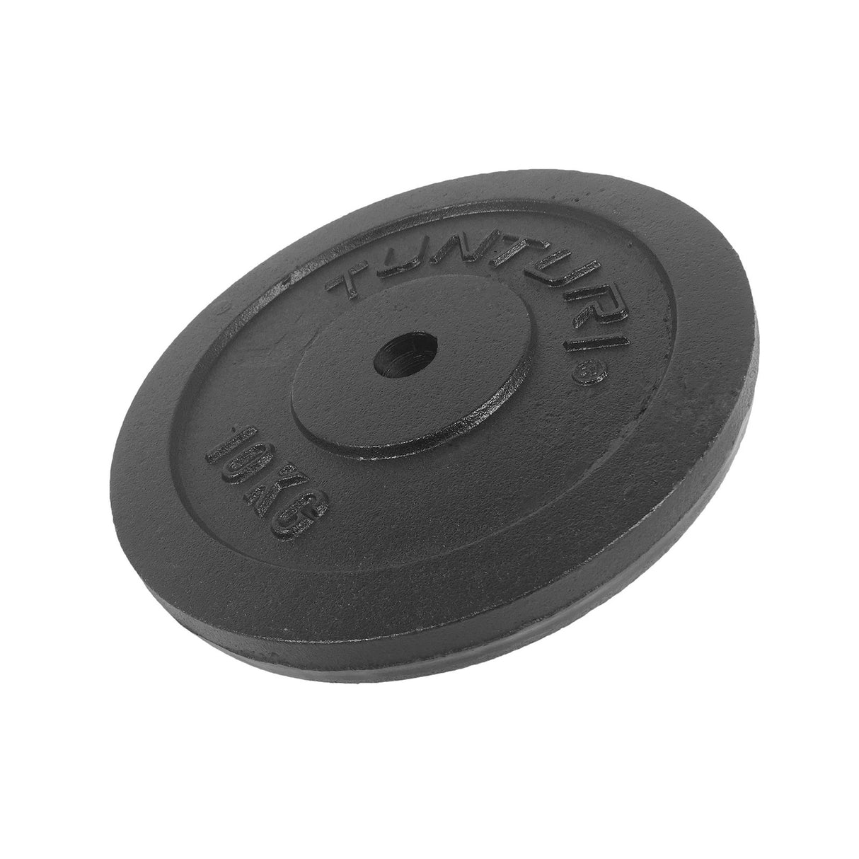 Viktskiva TUNTURI Skiva Svart, 30 mm, 10kg
