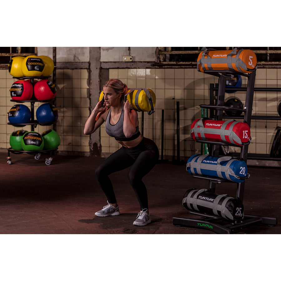 Viktväska TUNTURI Strengthbag 5kg, orange