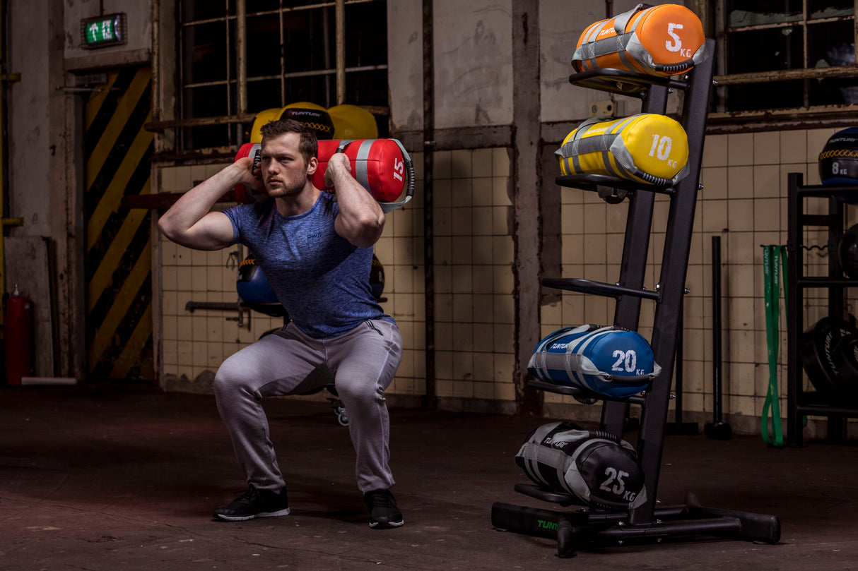 Viktväska TUNTURI Strengthbag 5kg, orange