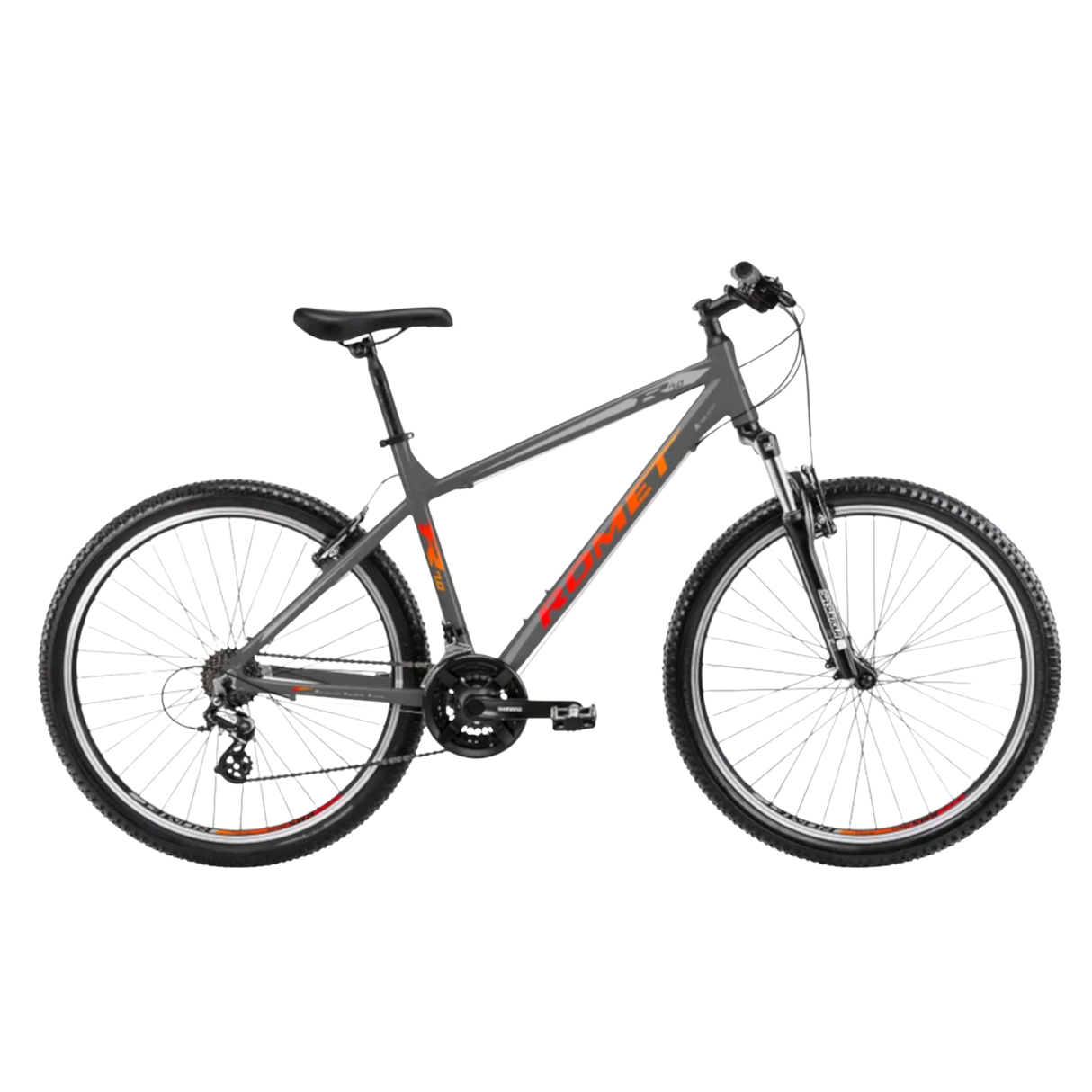 Cykel ROMET Rambler R7.0: 27,5", grå-röd