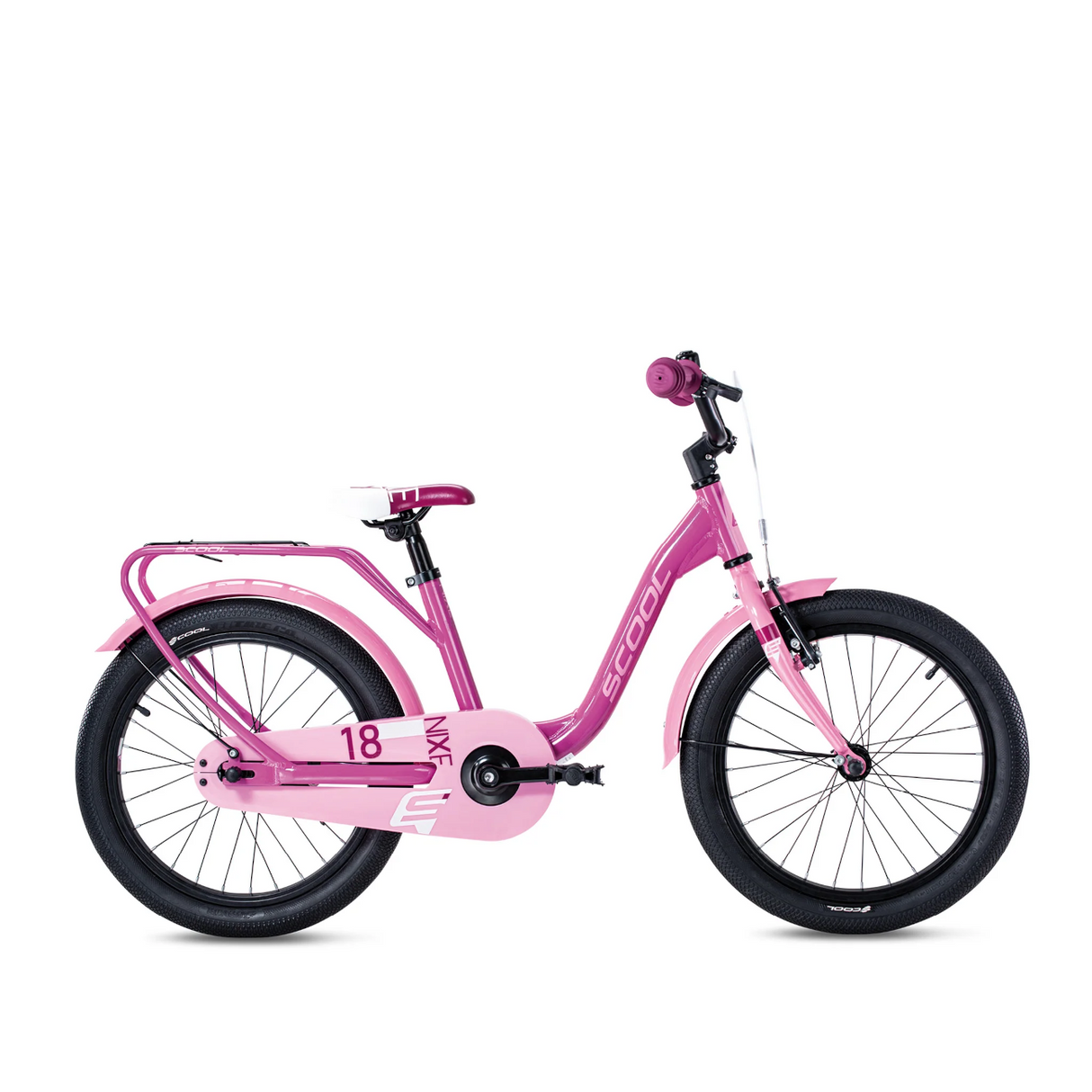 Barncykel S´COOL niXe, 18" rosa