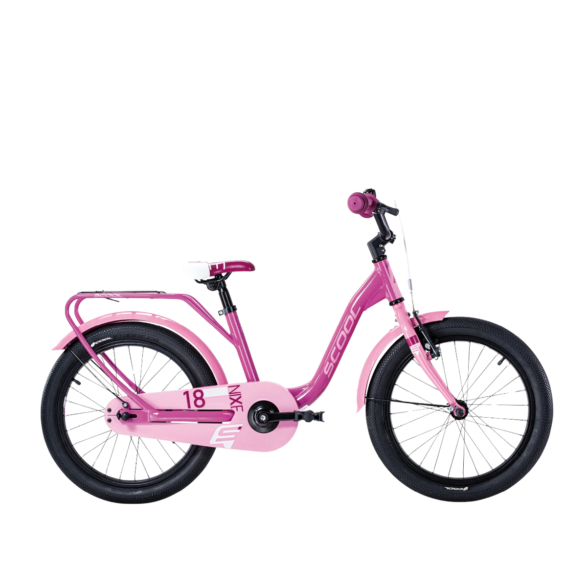 Barncykel S´COOL niXe, 18" rosa