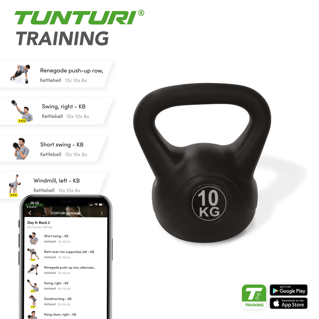 TUNTURI PE Kettlebell 10kg