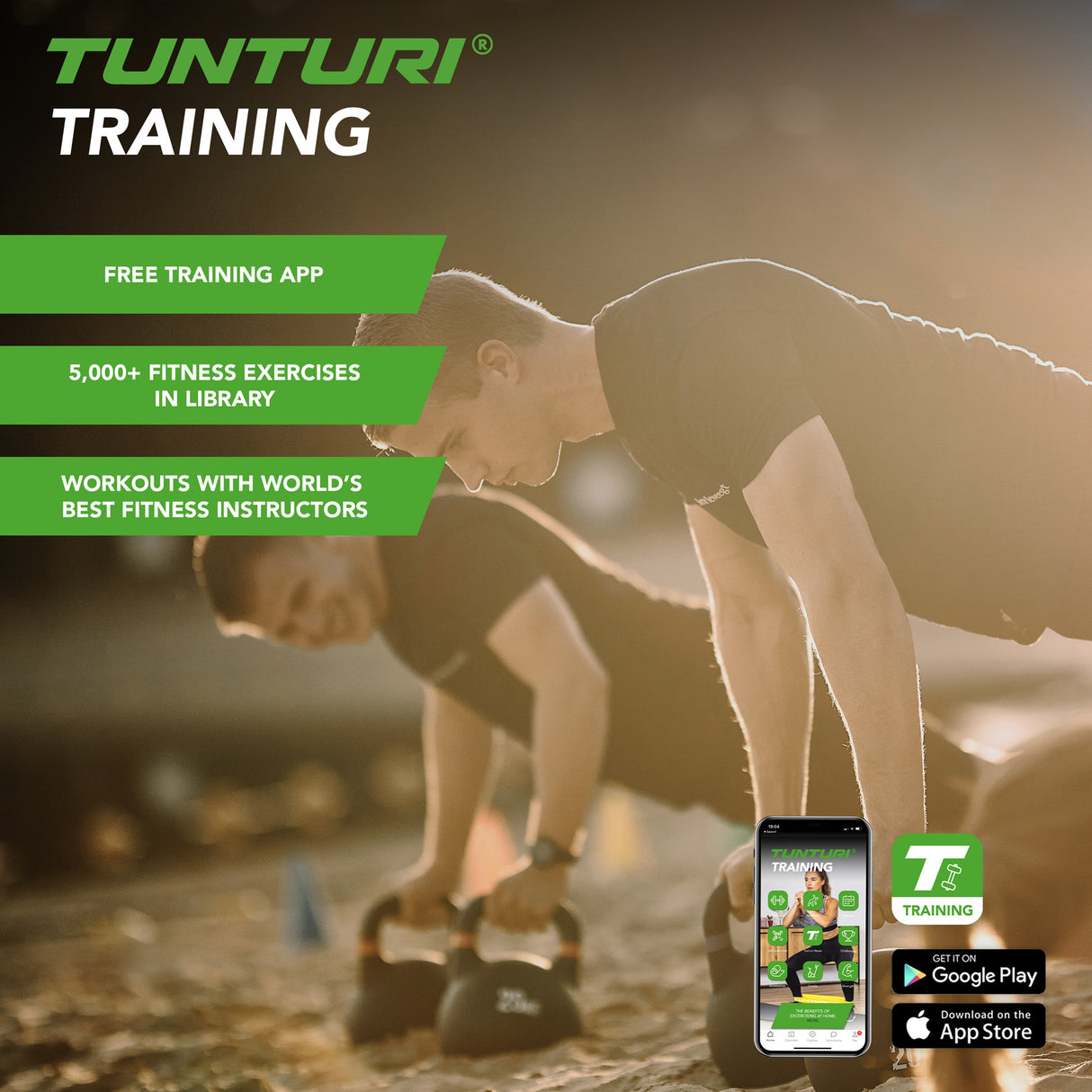 TUNTURI PE Kettlebell 8kg