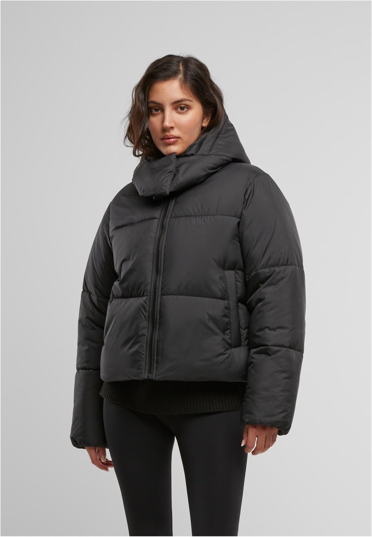 UC Hooded Collar Puffer Jacket