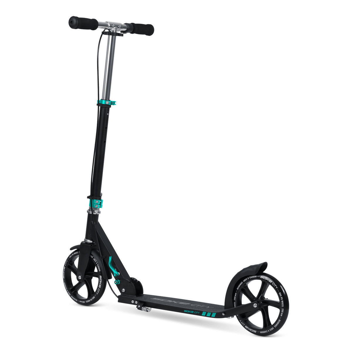 Scooter SOKE City, black-turquoise