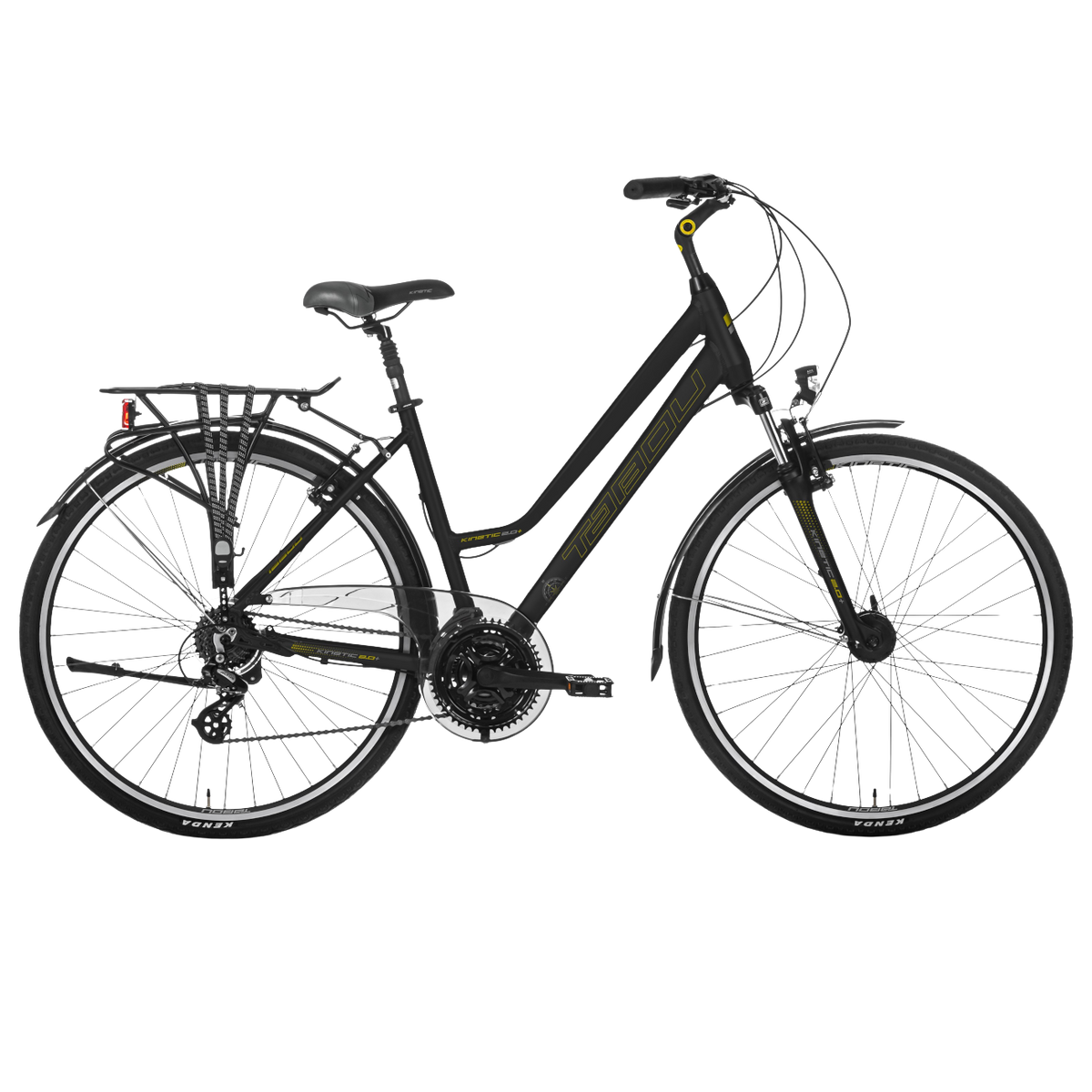 Damcykel TABOU Kinetic 2.0 PLUS W, 28" svart-guld
